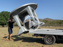 AllPoly Feeder Easy to Load On and Off the Ute Video